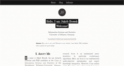 Desktop Screenshot of jakobbossek.de